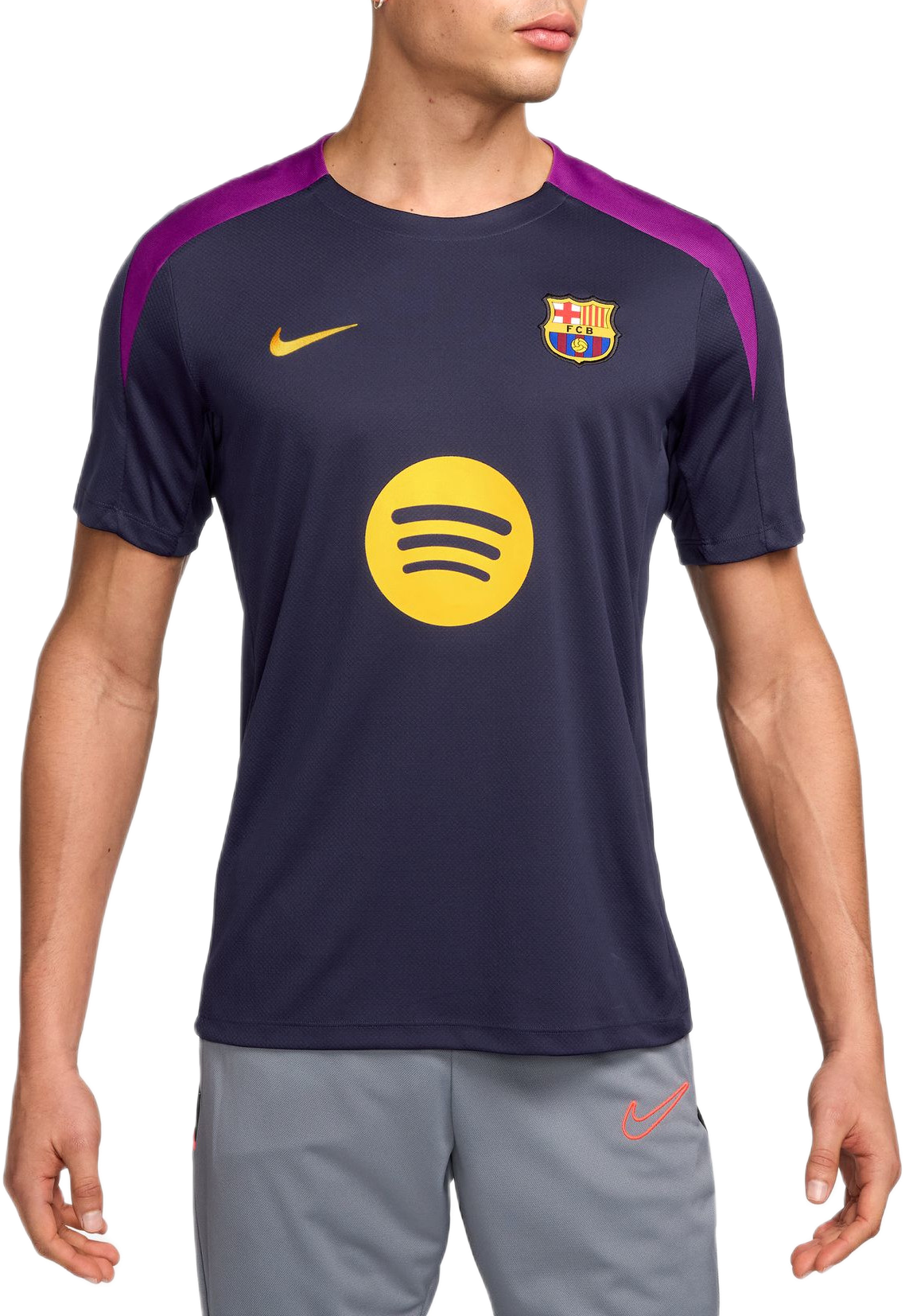 Тениска Nike FC Barcelona Strike Short Sleeve Top Тъмно синьо | hj7752-597, 0