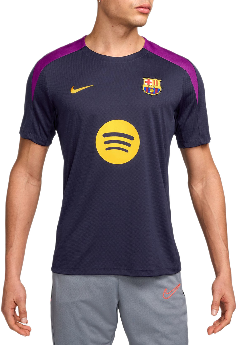 Тениска Nike FC Barcelona Strike Short Sleeve Top Тъмно синьо | hj7752-597