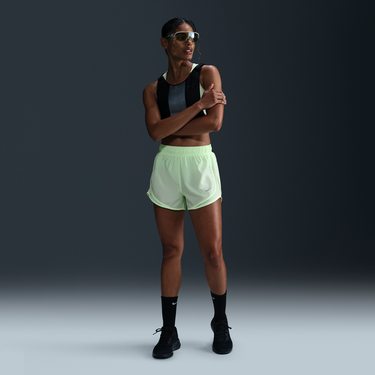 Къси панталони Nike Tempo Dri-FIT Mid-Rise Running Shorts with Liner Жълто | HM6096-701, 3