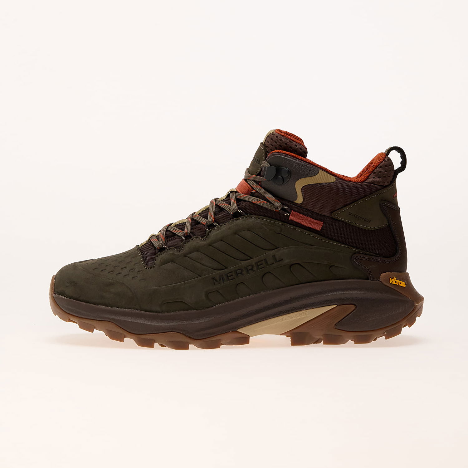 Кецове и обувки Merrell Moab Speed 2 Ltr Mid Wp Olive Кафяво | J037781, 0