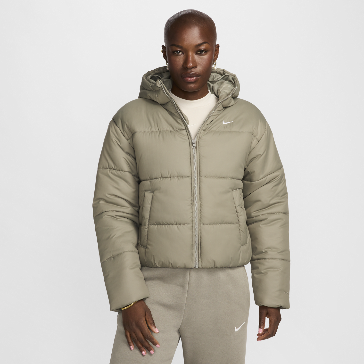 Яке Nike Therma-FIT Sportswear Classic Puffer Сиво | FZ5899-321, 0