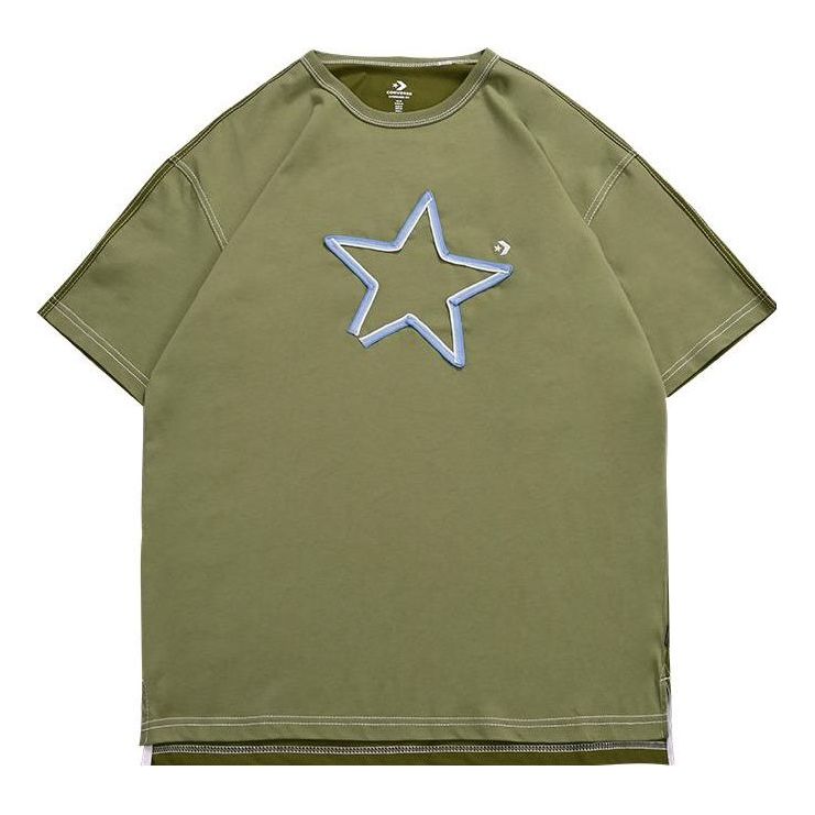 Тениска Converse Star Logo Graphic Tee Зелено | 10025871-A03