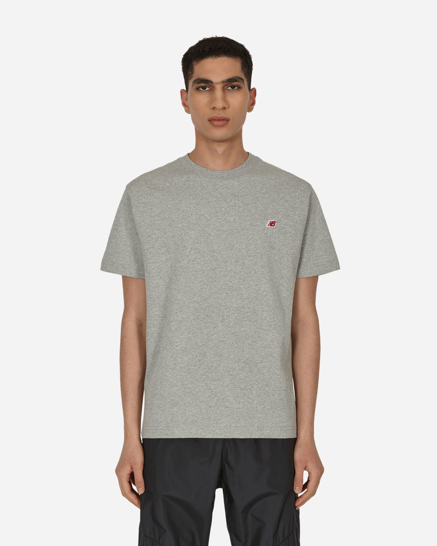Тениска New Balance Made in USA Tee Сиво | MT21543_AG, 1