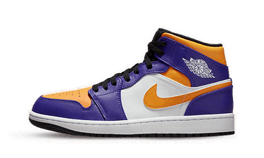 Кецове и обувки Jordan Air Jordan 1 Mid "Lakers" Лилаво | dq8423-517, 0