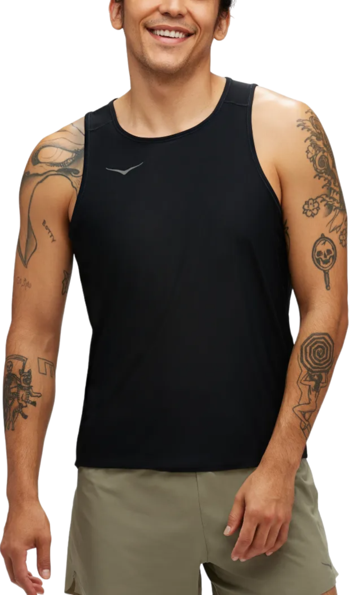 Потник Hoka One One Hoka Airolite Run Tank Черно | 1151070-blk, 0