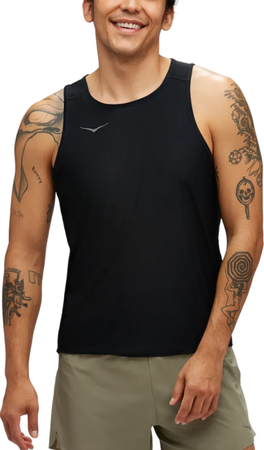 Потник Hoka One One Hoka Airolite Run Tank Черно | 1151070-blk, 0
