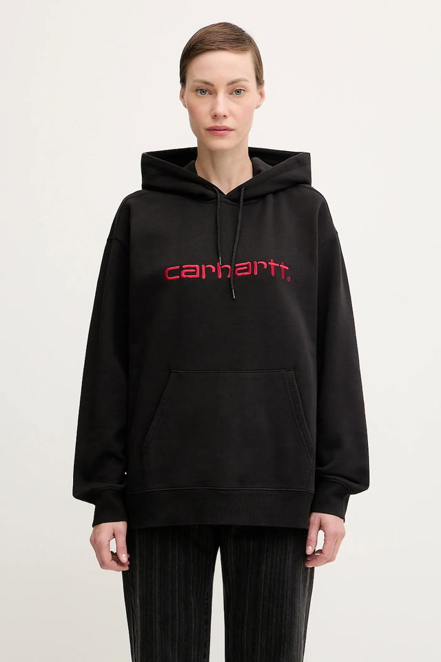 Hooded Sweatshirt with Embroidered Front Logo