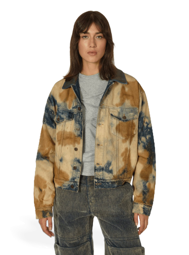 Bleached Denim Jacket Acid Savas Wash