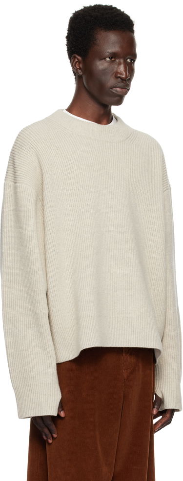 Пуловер Studio Nicholson Studio Nicholson Voe Knit Sweater Кафяво | VOE SNM - 1292, 4
