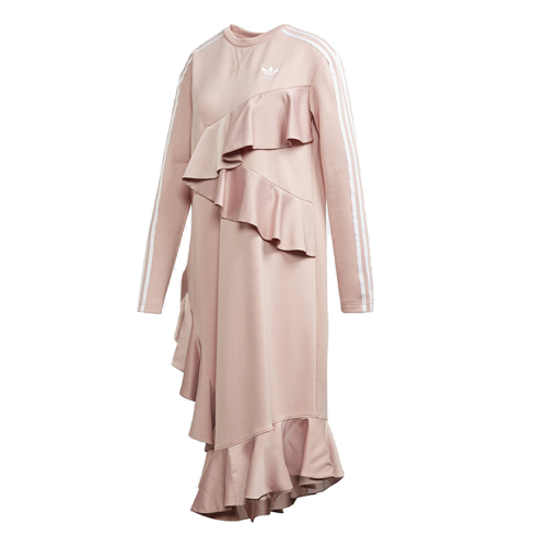 Pокля adidas Originals J Koo Spirit Asymmetrical Dress Розово | FT9897