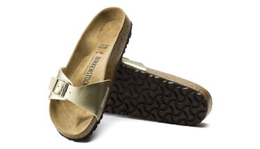 Кецове и обувки Birkenstock Madrid Birko-Flor Бежово | 1016106, 5