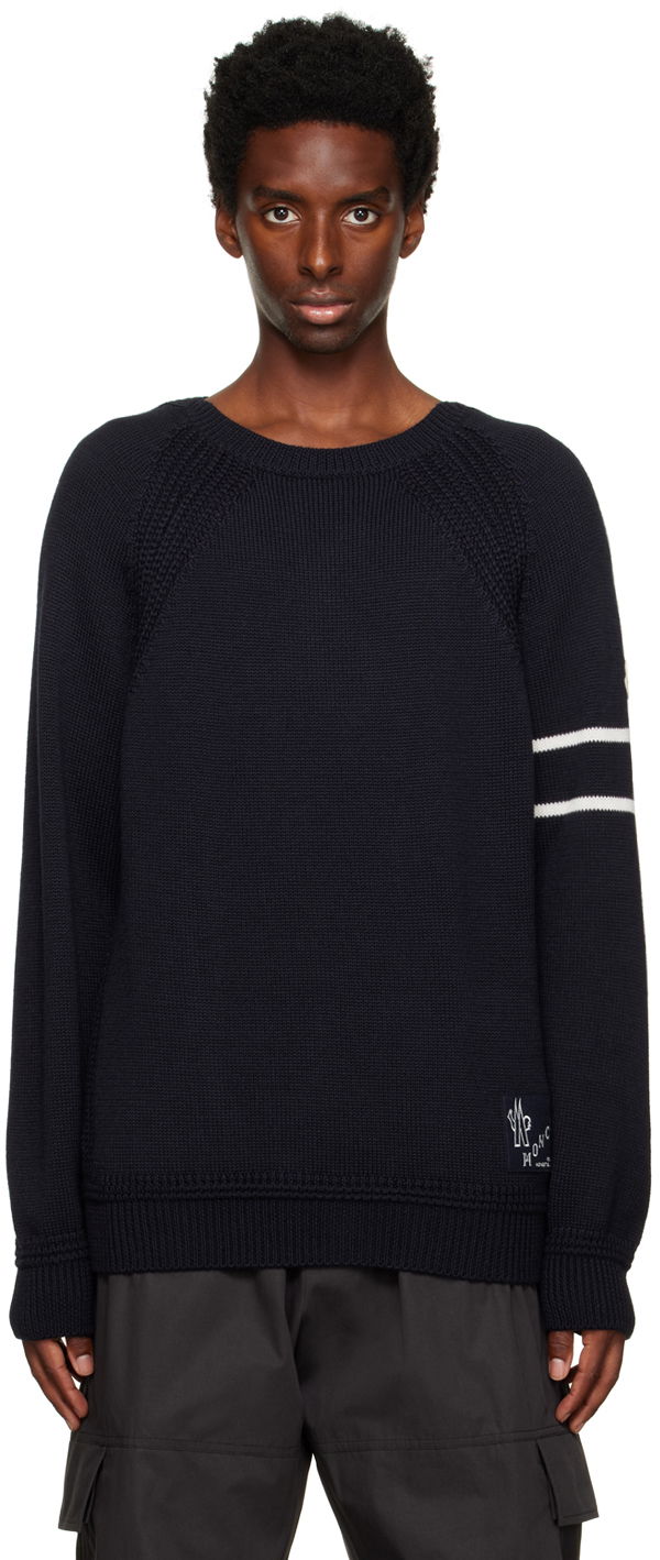 Пуловер Moncler Navy Crewneck Черно | I20919C00019M1121, 0