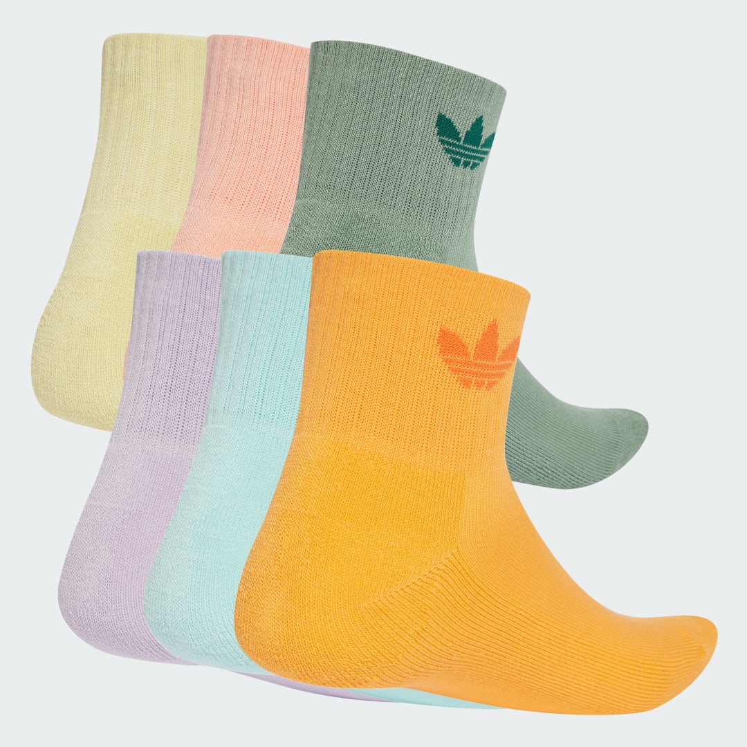 Чорапи adidas Performance 6 Pack Mid Ankle Socks Многоцветен | JJ1835, 1