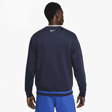 Пуловер Nike Air s kulatým výstřihem Тъмно синьо | FN7692-451, 1