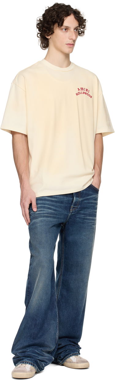 Тениска AMIRI AMIRI 'AMIRI Hollywood' Oversized T-Shirt Бежово | AMJYTE1204, 3