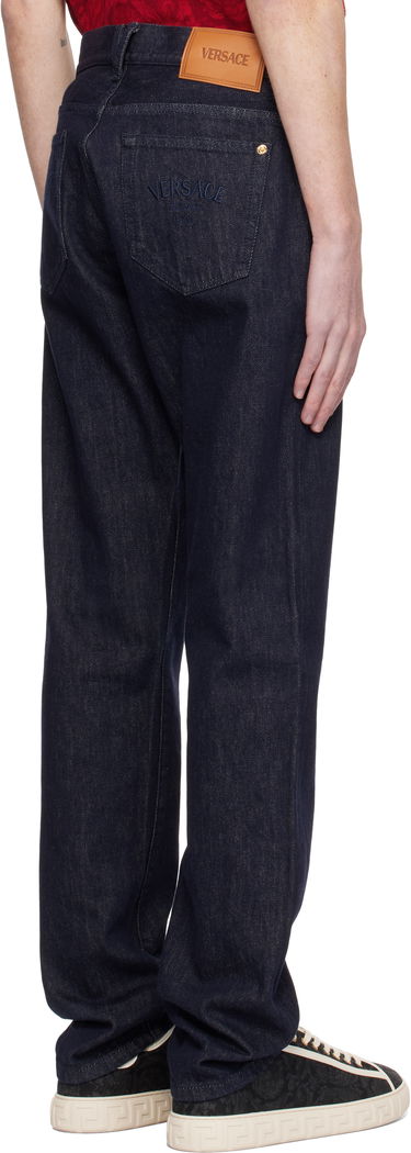 Дънки Versace Relaxed-Fit Jeans Тъмно синьо | 1015844_1A12477, 2
