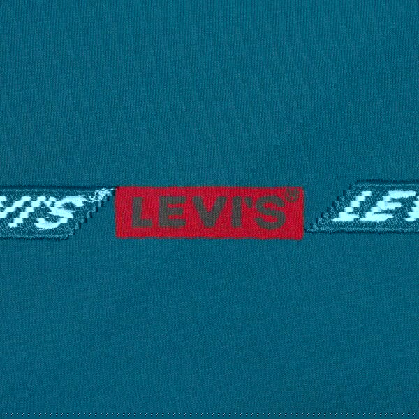 Тениска Levi's Ss Relaxed Baby Tab Тюркоазено | 79554-0034, 1