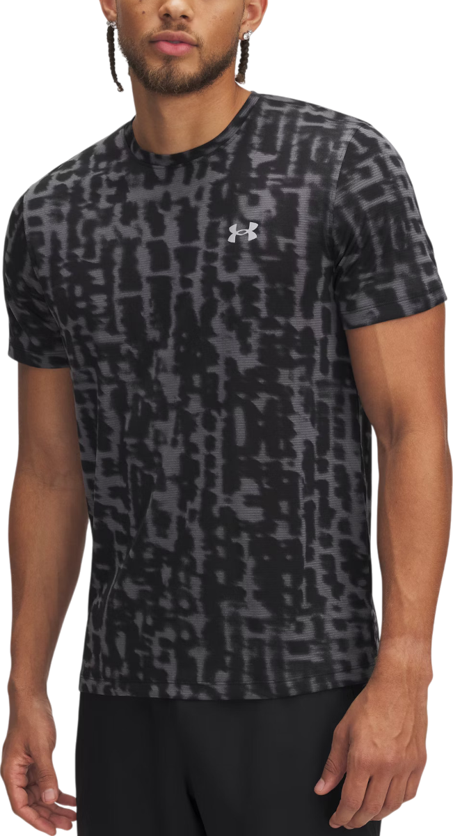 Тениска Under Armour Launch Printed Short Sleeve T-Shirt Сиво | 1389687-001, 0