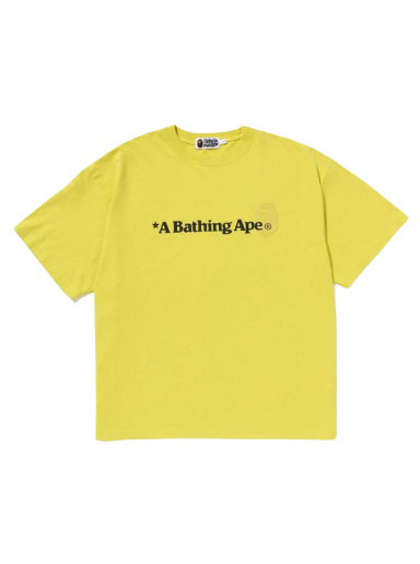 Тениска BAPE A Bathing Ape Relaxed Fit Tee Жълто | 1J30-109-007
