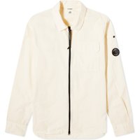 Риза C.P. Company Gabardine Zipped Shirt Бежово | CMSH158A-002824G-402, 1