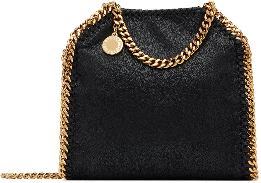 Дамска чанта Stella McCartney Falabella Tiny Chain Shoulder Bag Черно | 391698W9355, 0