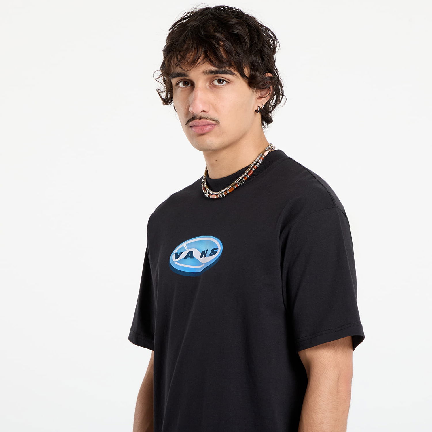 Тениска Vans 3D Retroval Short Sleeve T-Shirt Черно | VN000PBXBLK1, 1