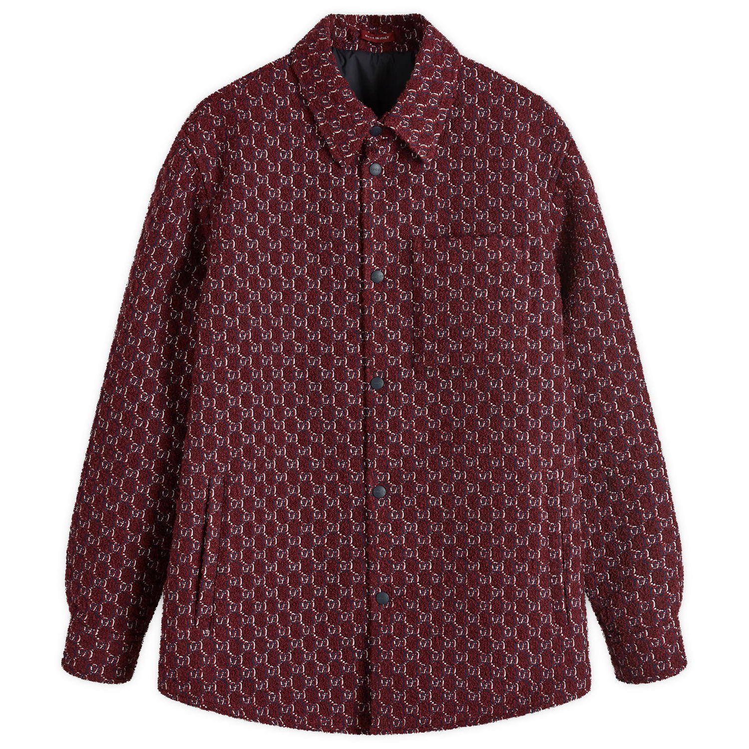 Яке Gucci Boucle Jacket Бургунди | 787904-ZAQ5N-6419, 1