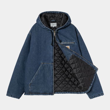 Яке Carhartt WIP Cleveland Stone Washed Hooded Jacket Синьо | I036258_7, 7