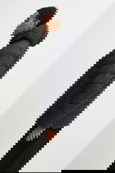 Пухо яке FJÄLLRÄVEN Expedition Hooded Puffer Jacket Черно | F12500152, 1