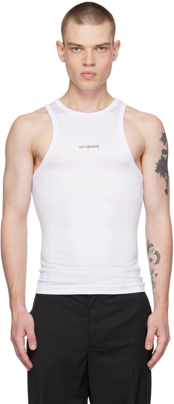 Потник Han Kjøbenhavn Designer Bonded Tank Top Бяло | M-132840, 0