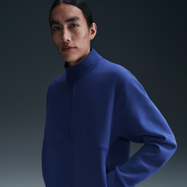Пуловер Nike Nike 24.7 Impossibly Soft Dri-FIT Half-Zip Sweatshirt Синьо | HQ6953-455, 0