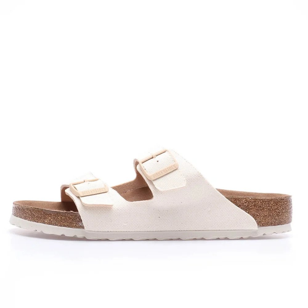 Кецове и обувки Birkenstock Arizona Tex Canvas, Eggshell Бежово | 1023063, 0