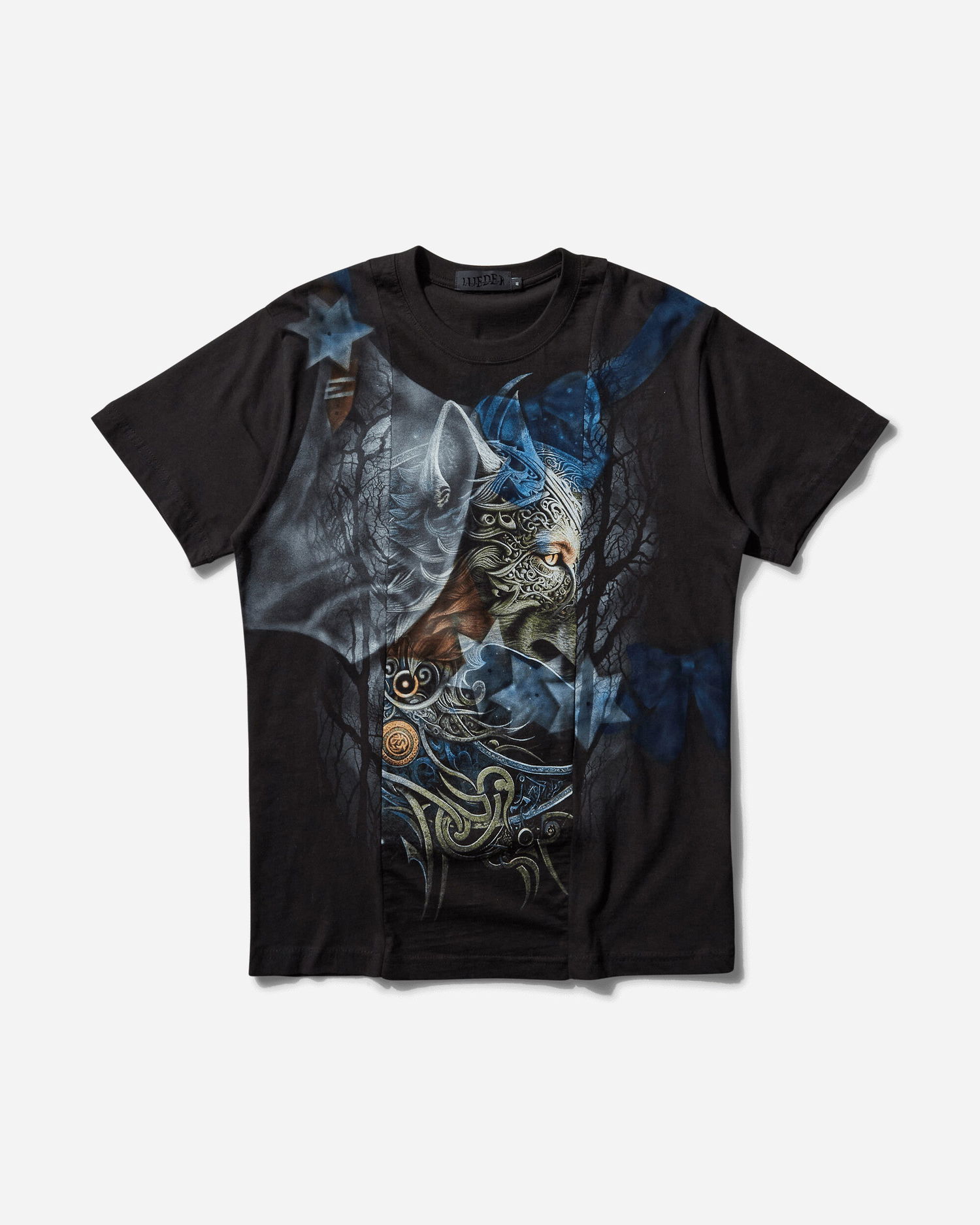 Тениска LUEDER Mia Phantasy T-Shirt Черно | LUMIAPTEE BLACKBLUE, 0