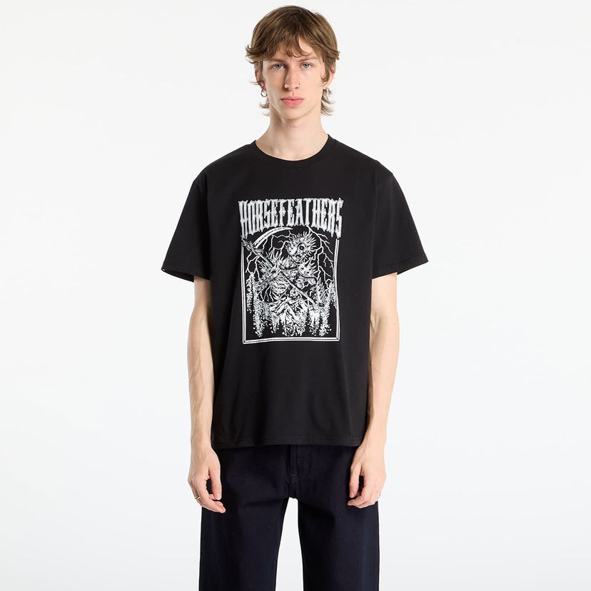 Тениска Horsefeathers Danihell Graphic T-Shirt XXL Черно | SM1406A