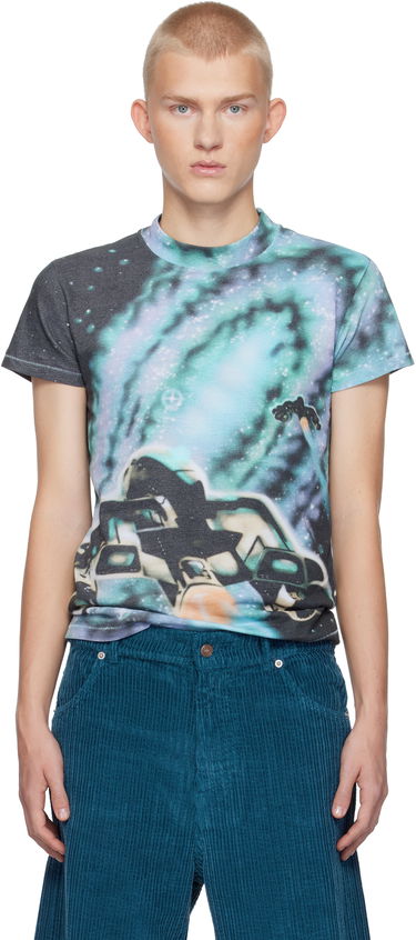 Тениска ERL ERL Space Graphic T-Shirt Синьо | ERL09T003, 0