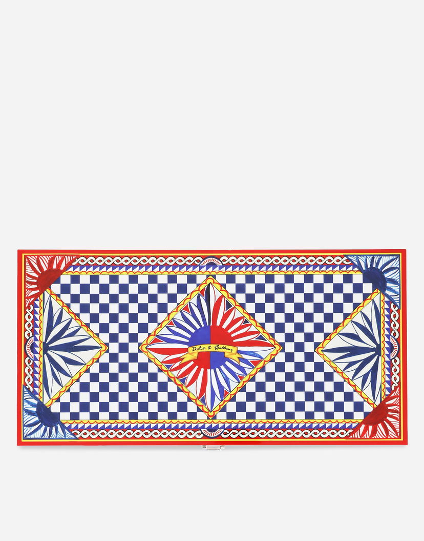 Игра Dolce & Gabbana Checkered Sunburst Plexiglass Poker Set Многоцветен | TCC214TCAMYUC036