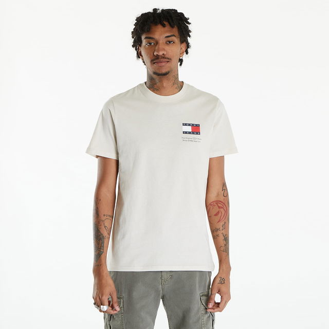 Essential Slim Fit Logo T-Shirt Newsprint