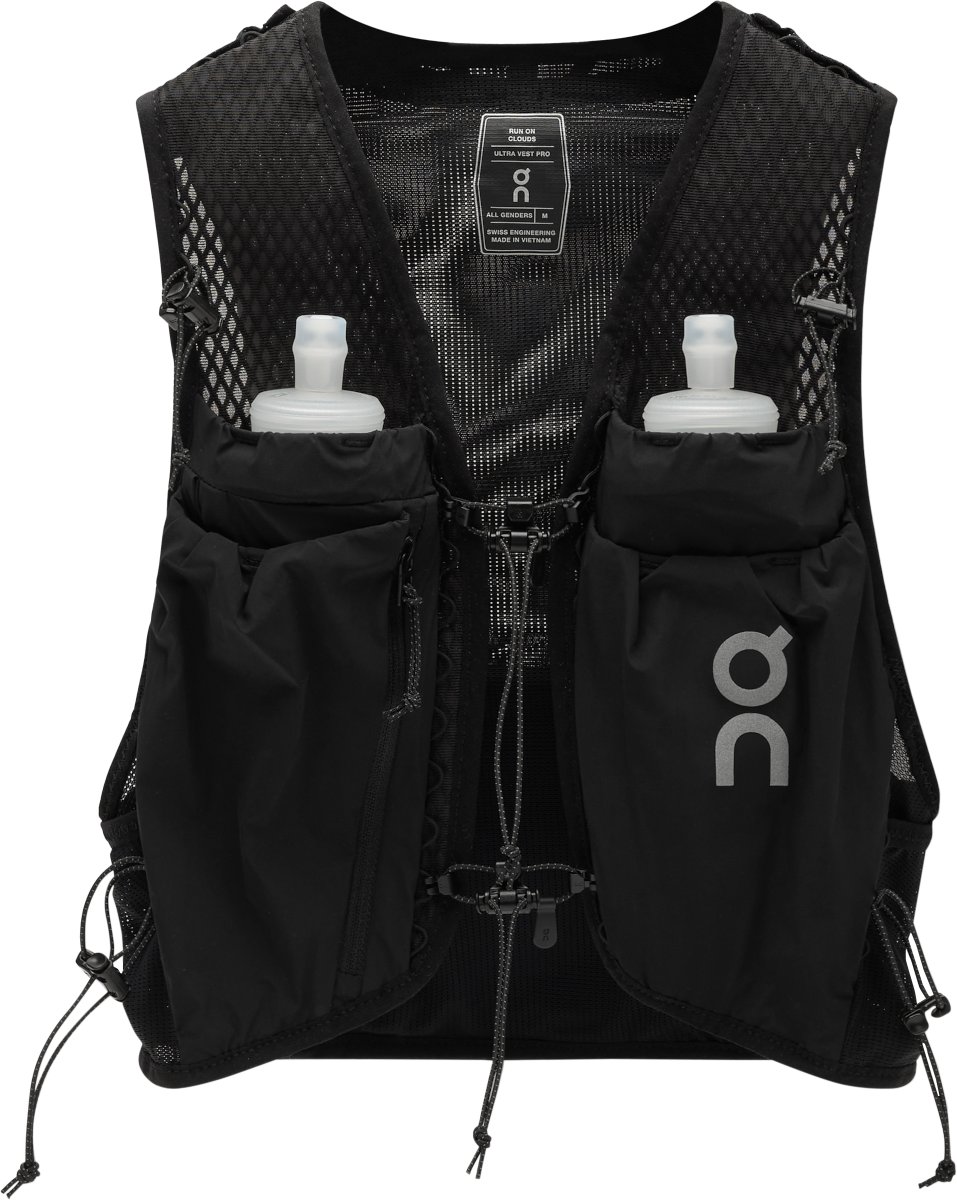 Раница On Running Ultra Vest Pro + 2 flasks Черно | 2uf30130553, 0