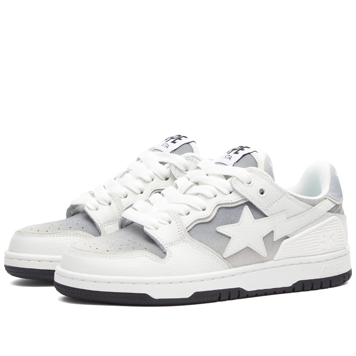 Кецове и обувки BAPE A Bathing Ape Women's Bape Sk8 Sta #4 Sneakers in White,  | END. Clothing Бяло | 001FWJ802058I-WHT, 0