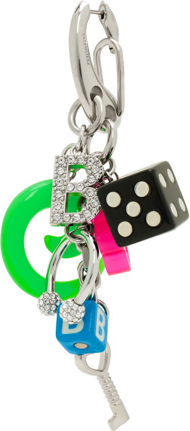 Ключодържатели Balenciaga Pigalle Collector Single Earring Металик | 806245 TZM1Z, 1
