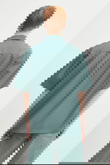 Риза Carhartt WIP S/S Craft Shirt Relaxed Fit Classic Collar Зелено | I035232.2M2XX, 2