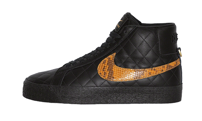 Кецове и обувки Nike SB Supreme x Zoom Blazer Mid QS SB "Black Snakeskin" Черно | DV5078-001, 0