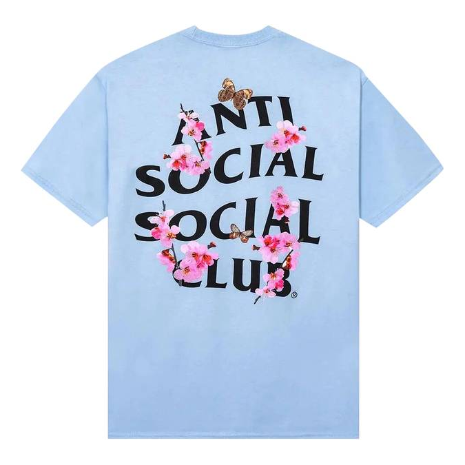 Тениска Anti Social Social Club Anti Social Social Club Floral Print T-Shirt Синьо | 0657-100000103KT-BLUE