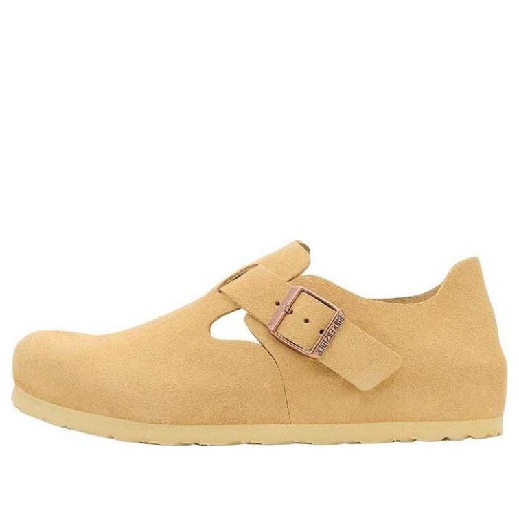 Кецове и обувки Birkenstock Birkenstock London Suede Narrow Fit Shoes Жълто | 1027600