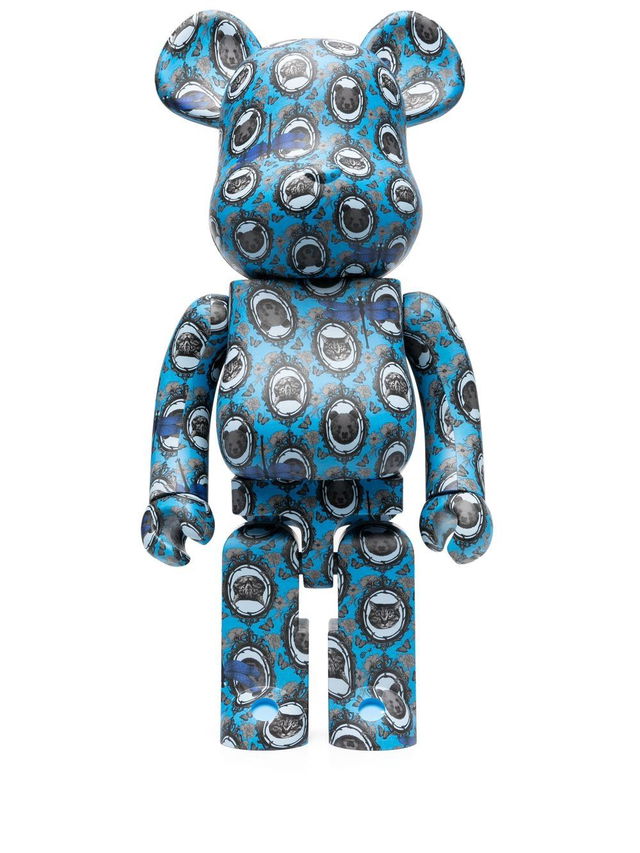 Be@rbrick Robe Japonica Mirror collectible - Blue