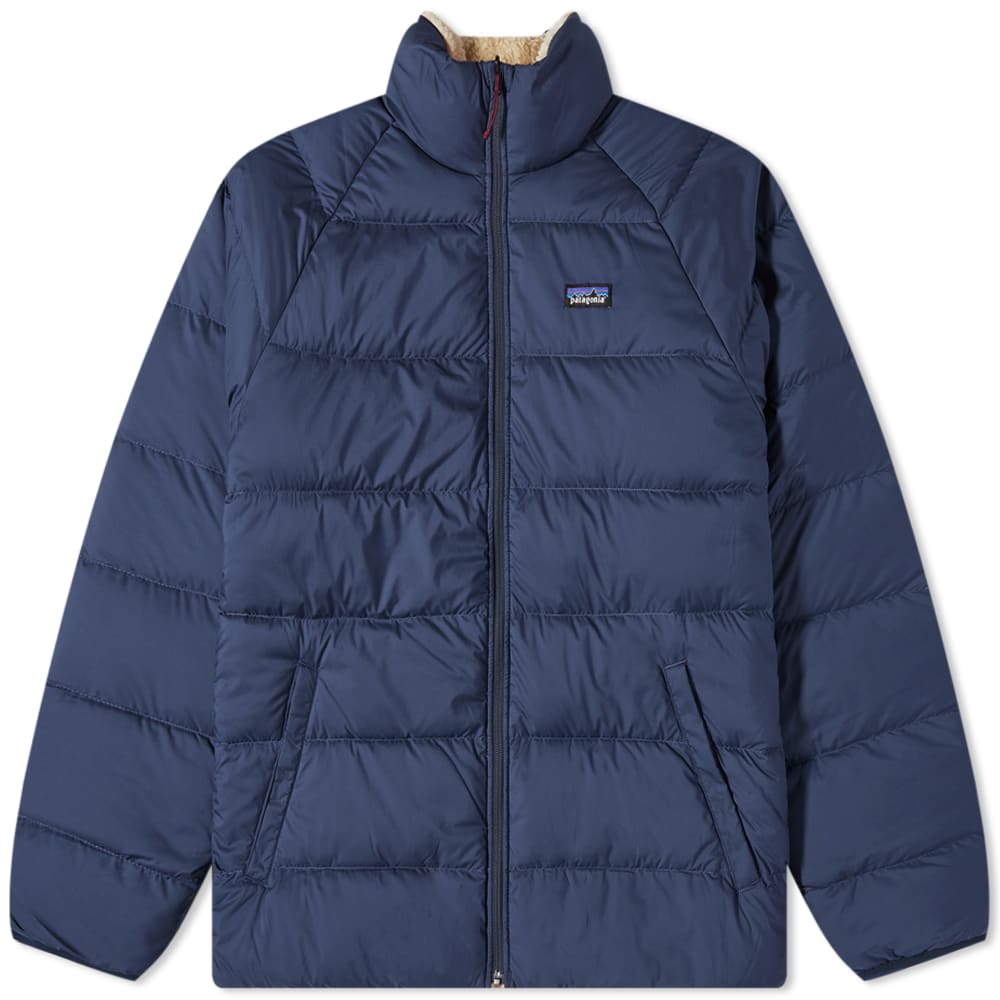 Пухо яке Patagonia Reversible Silent Down Jacket Тъмно синьо | 20670-NENA, 0