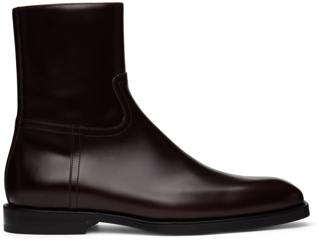 Dries Van Noten Leather Boots