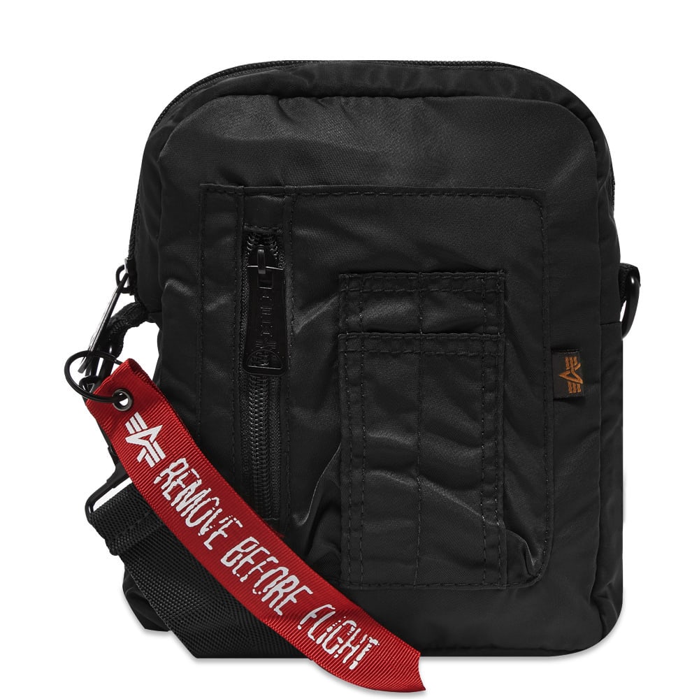 Чанта през рамо Alpha Industries Crew Carry Bag Черно | 196924-03, 0
