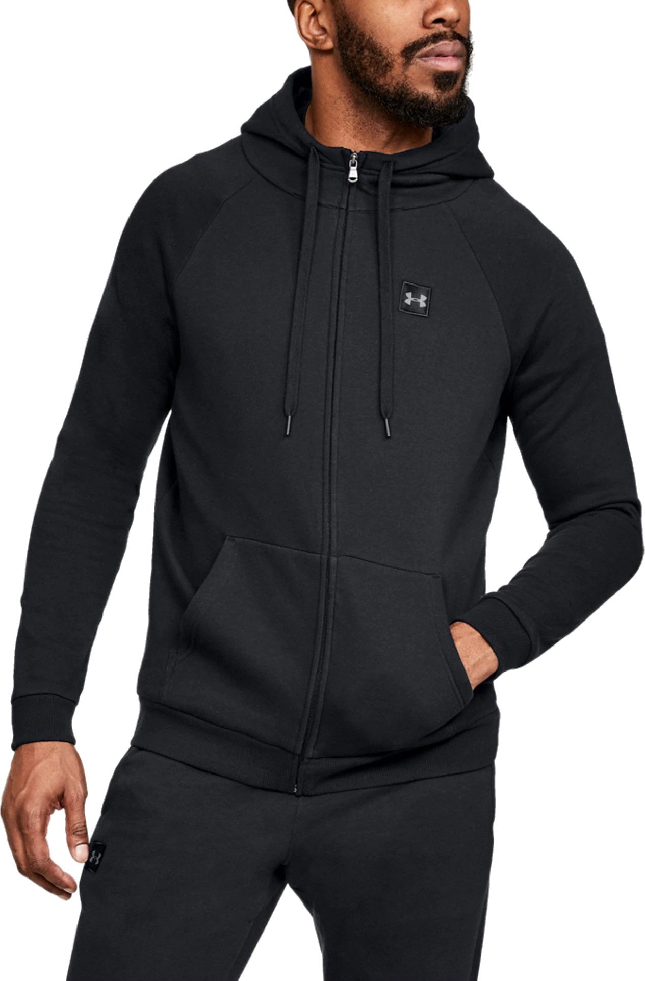 Суитчър Under Armour Fleece Full Zip Hoodie Черно | 1320737-001, 0