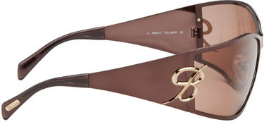 Слънчеви очила Blumarine Metal Wraparound Sunglasses Сиво | P444W268A, 4